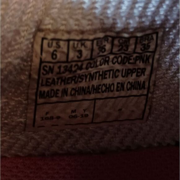 Skechers Line Friends Energy-Animated Outlook Pink Sneakers 13424 Sz 6 PRE-OWNED - Picture 5 of 6